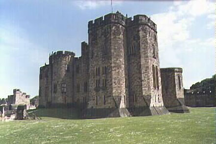 The castle keep with Demon's terrace on the right