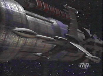 The Excalibur beside Babylon 5